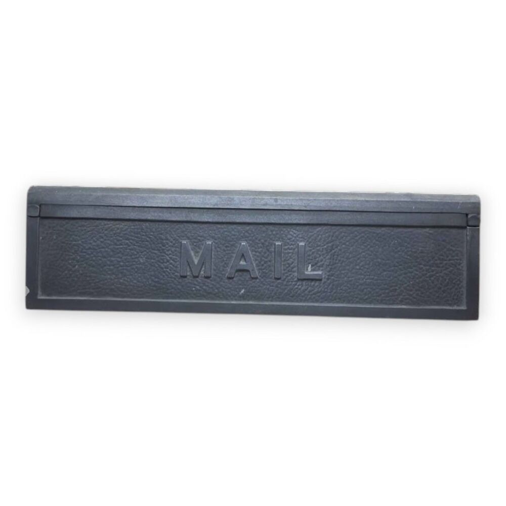 Vintage American Device MFG Co Cast Mail Slot Door Hardware Steeleville ILL